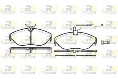 Колодки тормозные ROADHOUSE 248602