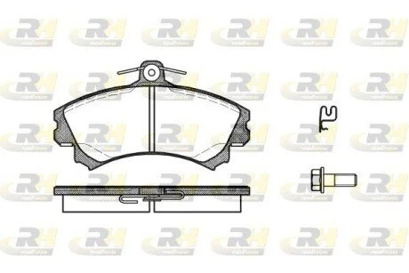 Гальмiвнi колодки, к-кт. ROADHOUSE 259021