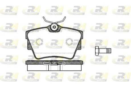 Гальмiвнi колодки, к-кт. ROADHOUSE 259110