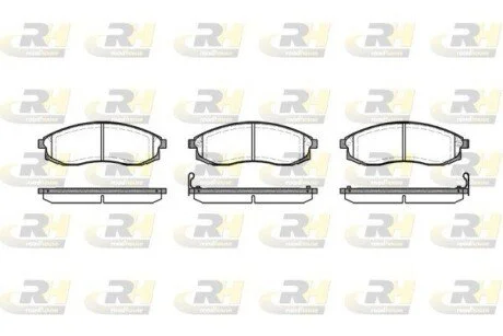 Гальмiвнi колодки, к-кт. ROADHOUSE 259802