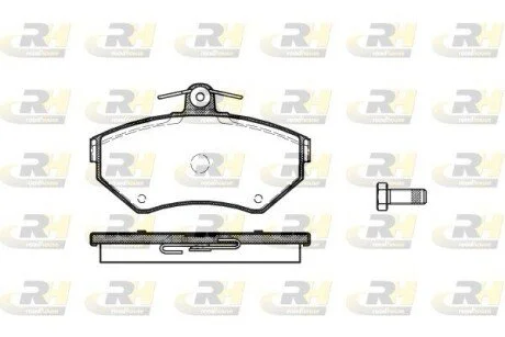 Гальмiвнi колодки, к-кт. ROADHOUSE 263100