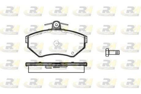 Гальмiвнi колодки, к-кт. ROADHOUSE 263110