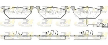Гальмiвнi колодки, к-кт. ROADHOUSE 263341