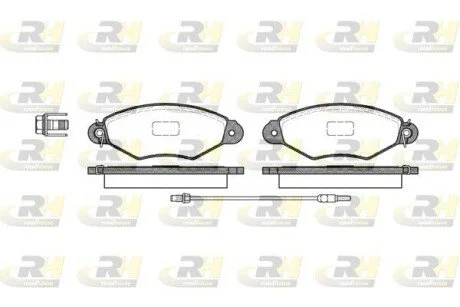 Гальмiвнi колодки, к-кт. ROADHOUSE 264301
