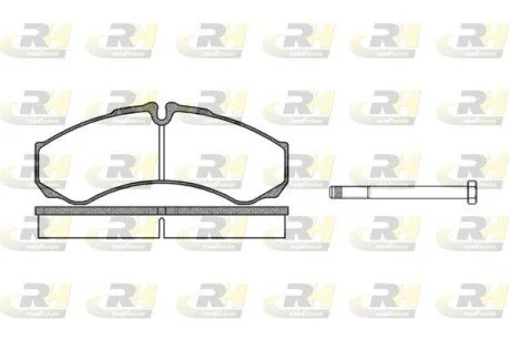 Гальмівні колодки дискові ROADHOUSE 265100