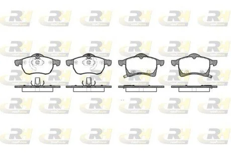 Гальмівні колодки дискові ROADHOUSE 268302