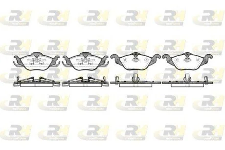 Гальмівні колодки дискові ROADHOUSE 268402