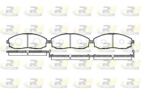 Гальмiвнi колодки, к-кт. ROADHOUSE 270302