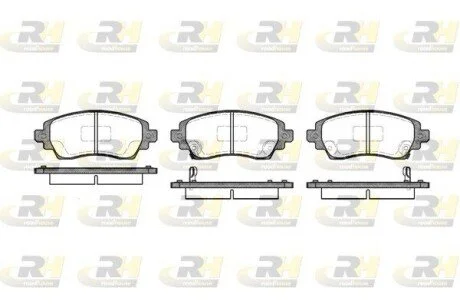 Гальмiвнi колодки, к-кт. ROADHOUSE 271602
