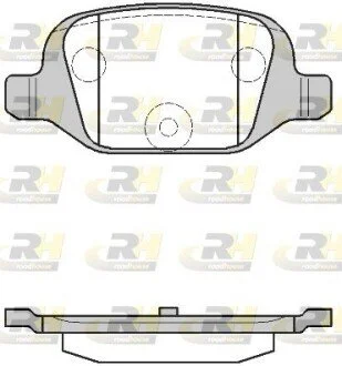 Гальмiвнi колодки, к-кт. ROADHOUSE 272700