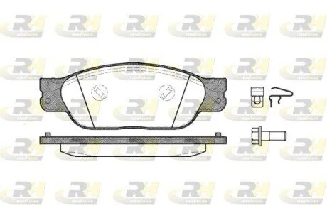 Гальмiвнi колодки, к-кт. ROADHOUSE 273100