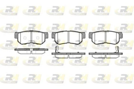 Гальмiвнi колодки, к-кт. ROADHOUSE 274612
