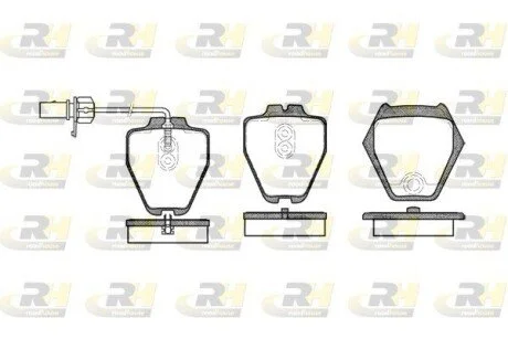 Гальмiвнi колодки, к-кт. ROADHOUSE 275202