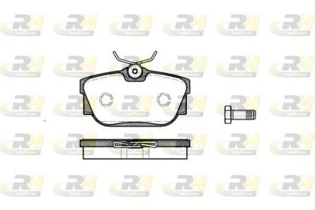 Гальмiвнi колодки, к-кт. ROADHOUSE 276700