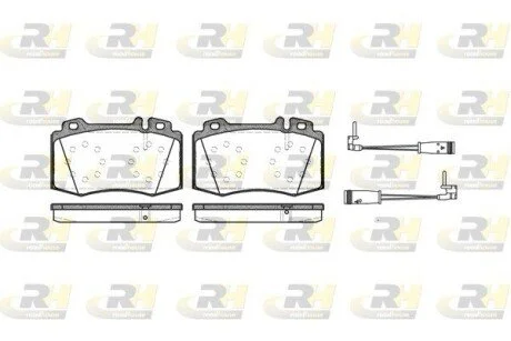 Гальмiвнi колодки, к-кт. ROADHOUSE 276902