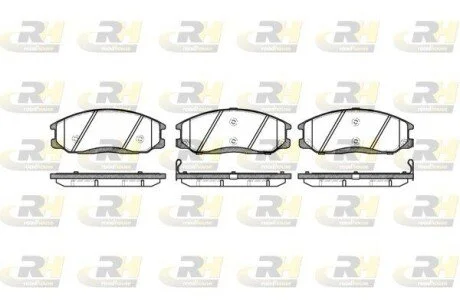 Гальмiвнi колодки, к-кт. ROADHOUSE 277102