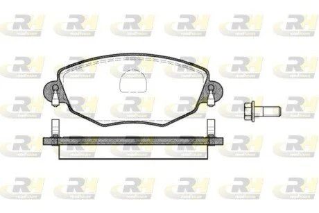 Гальмiвнi колодки, к-кт. ROADHOUSE 277600
