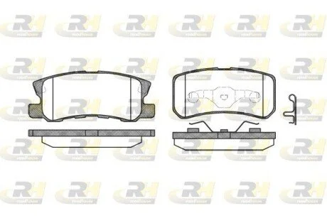 Гальмiвнi колодки, к-кт. ROADHOUSE 280302