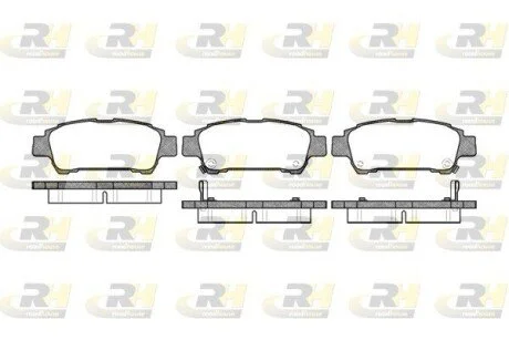Гальмiвнi колодки, к-кт. ROADHOUSE 282002
