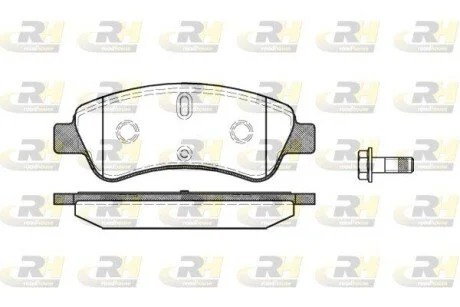 Гальмівні колодки дискові ROADHOUSE 284010