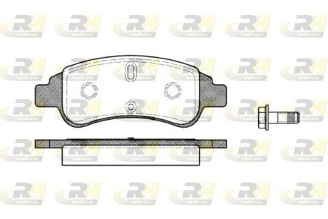Гальмiвнi колодки, к-кт. ROADHOUSE 284030