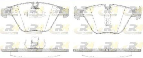 Гальмiвнi колодки, к-кт. ROADHOUSE 285750