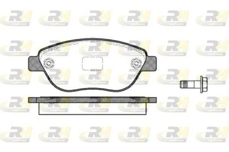 Гальмiвнi колодки, к-кт. ROADHOUSE 285910