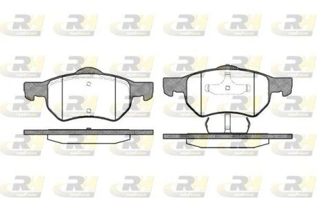 Гальмiвнi колодки, к-кт. ROADHOUSE 288200