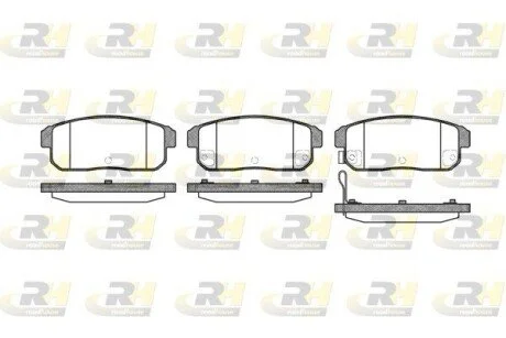 Гальмiвнi колодки, к-кт. ROADHOUSE 288311