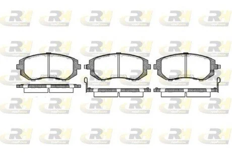 Гальмiвнi колодки, к-кт. ROADHOUSE 295102