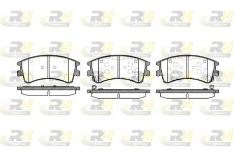 Гальмiвнi колодки, к-кт. ROADHOUSE 297002