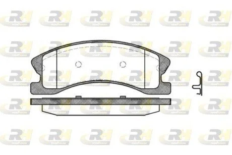 Гальмiвнi колодки, к-кт. ROADHOUSE 297302