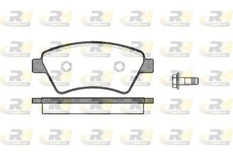 Гальмiвнi колодки, к-кт. ROADHOUSE 297610