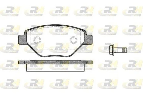 Гальмiвнi колодки, к-кт. ROADHOUSE 297700