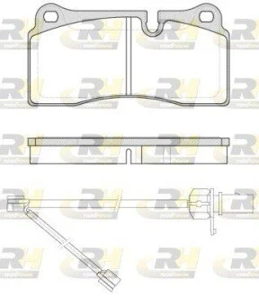 Гальмівні колодки дискові ROADHOUSE 2983.21