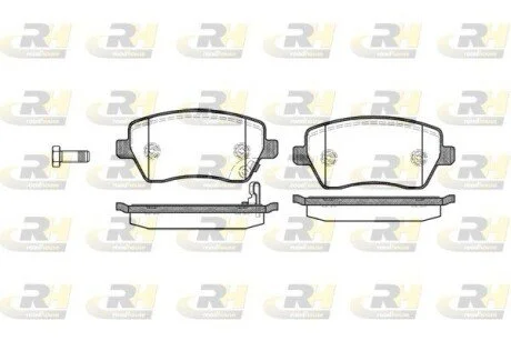 Гальмiвнi колодки, к-кт. ROADHOUSE 298711