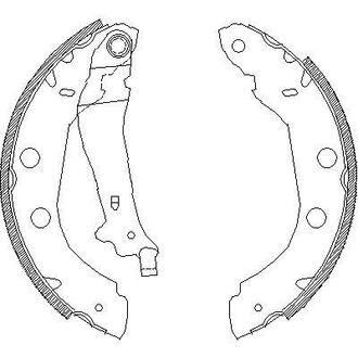 Гальмiвнi колодки к-кт. ROADHOUSE 4415.00
