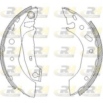 Гальмівні колодки (набір) ROADHOUSE 450701
