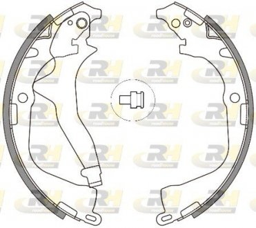 Гальмівні колодки барабанні ROADHOUSE 4648.00