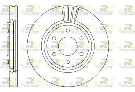 Гальмiвний диск ROADHOUSE 6103710
