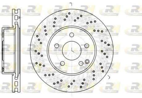 Гальмівний диск ROADHOUSE 61068.10