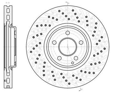 Гальмiвний диск ROADHOUSE 6112310 (фото 1)