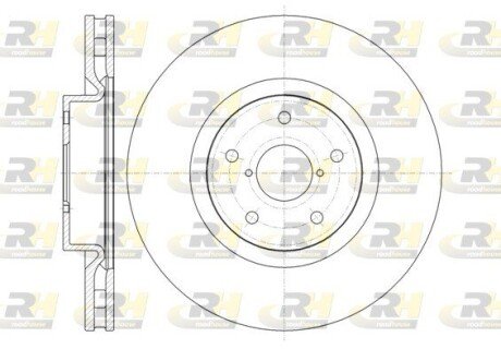 Гальмівний диск ROADHOUSE 61342.10 (фото 1)