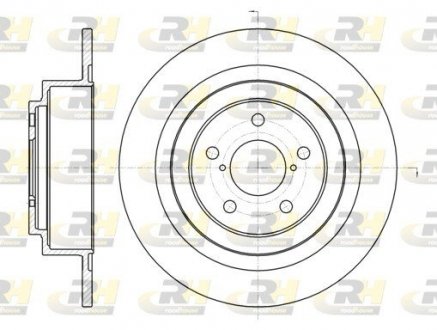 Гальмівний диск ROADHOUSE 6134300