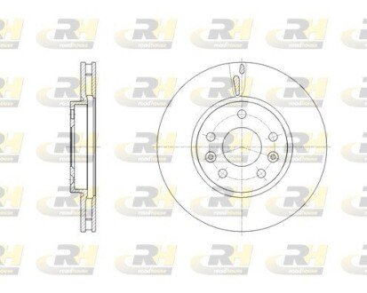 TARCZA HAMULCOWA RENAULT MEGANE (R9N401) (11/2015-) TALISMAN (M5M450) (11/2015-) SZT ROADHOUSE 6213010