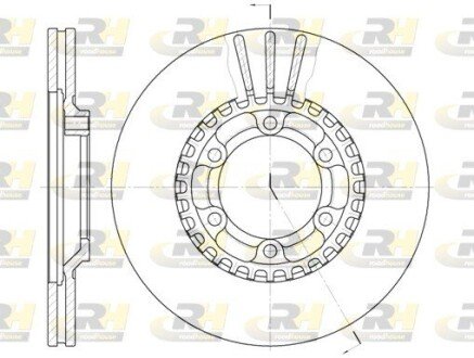 Гальмівний диск ROADHOUSE 644610