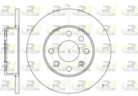 Гальмівний диск ROADHOUSE 6664.00