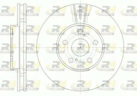 Гальмівний диск ROADHOUSE 681910 (фото 1)