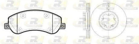 Комплект тормозов, дисковый тормозной механизм ROADHOUSE 8125000