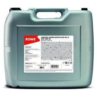 Олива моторна HIGHTEC SUPER LEICHTLAUF HC-O SAE 10W-40 (20 L) ROWE 20058-0200-99